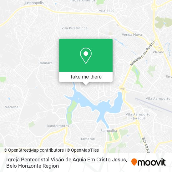 Igreja Pentecostal Visão de Águia Em Cristo Jesus map