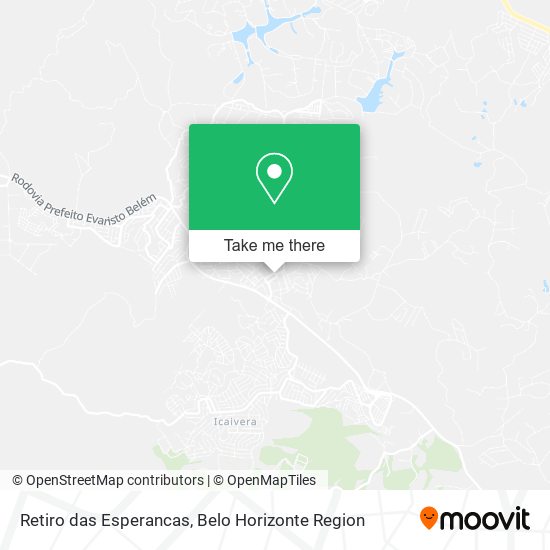 Retiro das Esperancas map