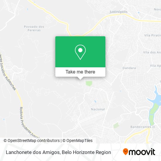 Lanchonete dos Amigos map