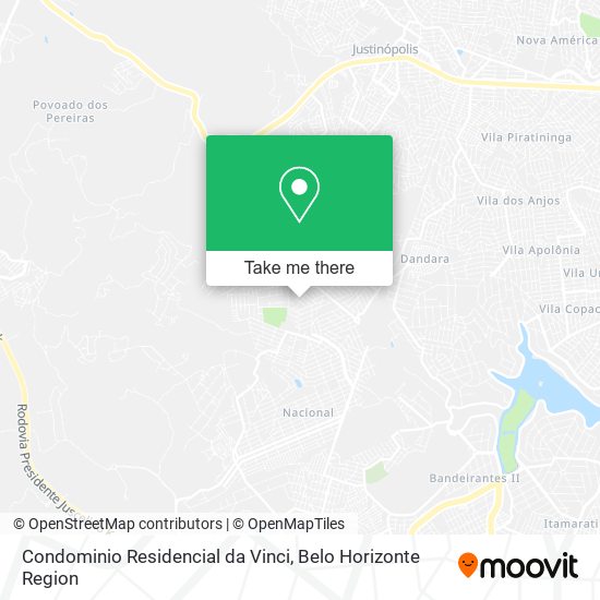 Condominio Residencial da Vinci map