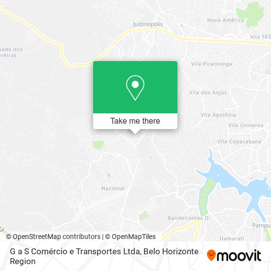 G a S Comércio e Transportes Ltda map
