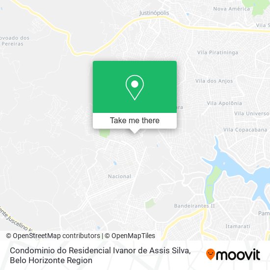 Condominio do Residencial Ivanor de Assis Silva map