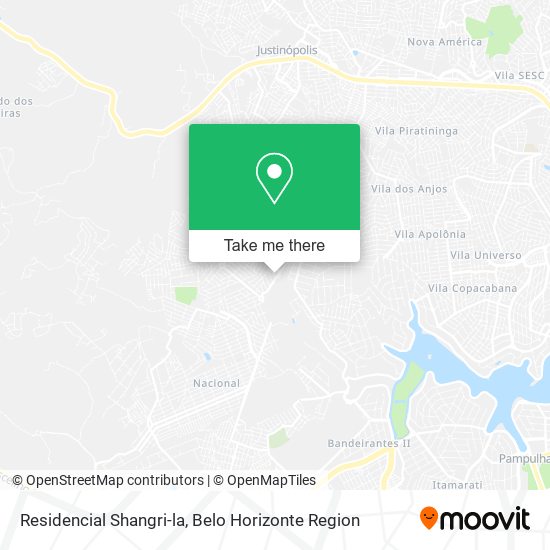 Residencial Shangri-la map