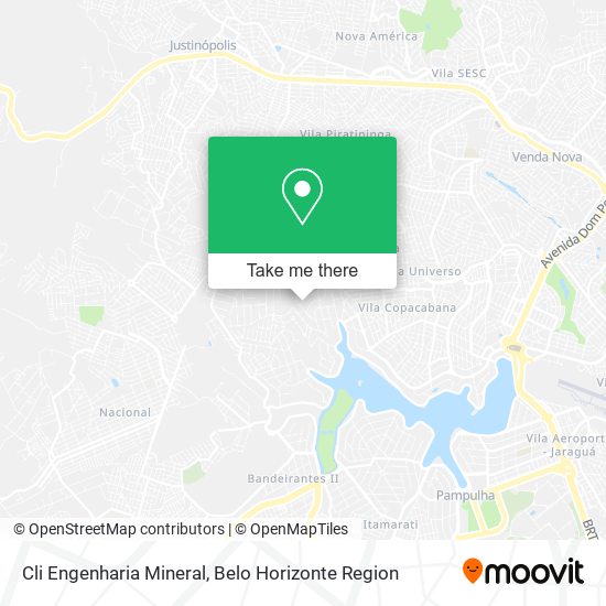 Cli Engenharia Mineral map