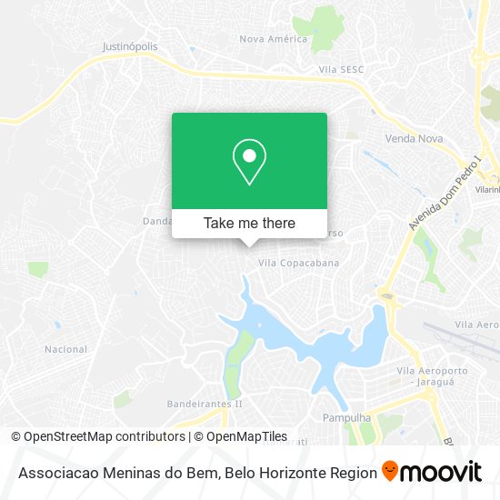 Associacao Meninas do Bem map