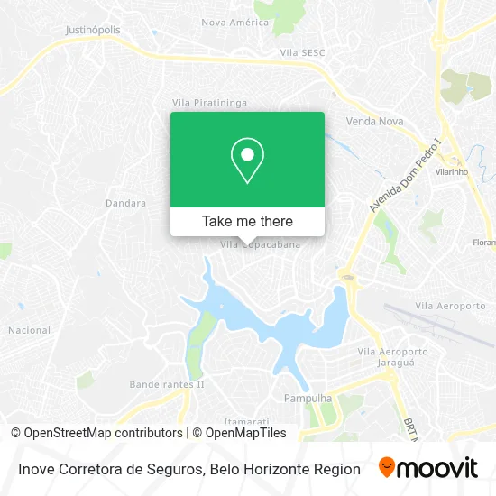 Inove Corretora de Seguros map