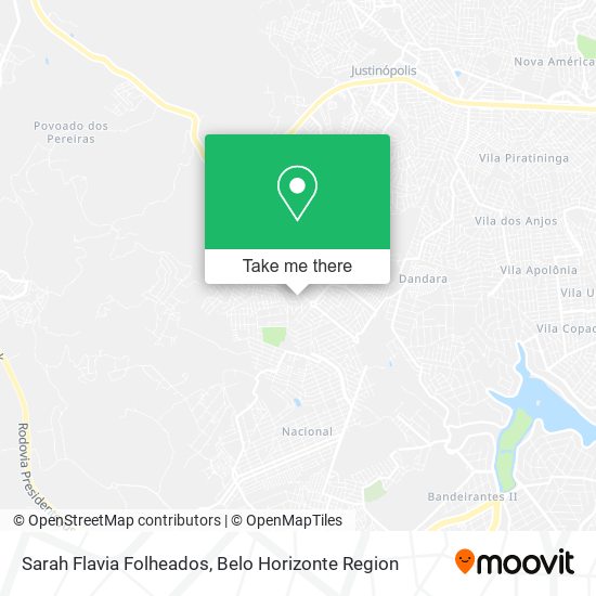 Sarah Flavia Folheados map