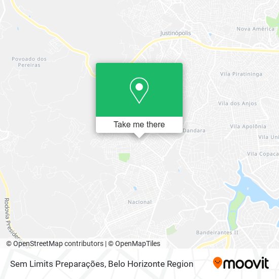 Sem Limits Preparações map