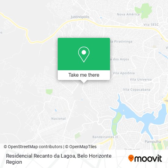 Residencial Recanto da Lagoa map