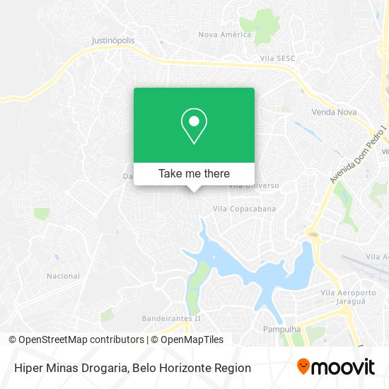 Mapa Hiper Minas Drogaria