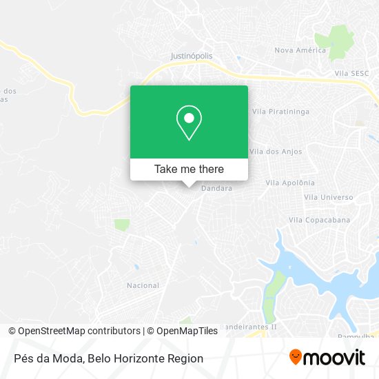Pés da Moda map