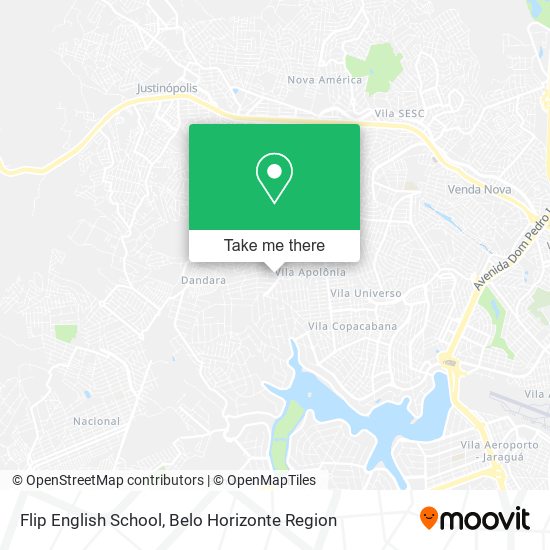 Flip English School map