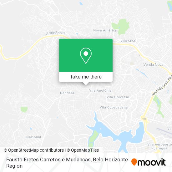 Fausto Fretes Carretos e Mudancas map