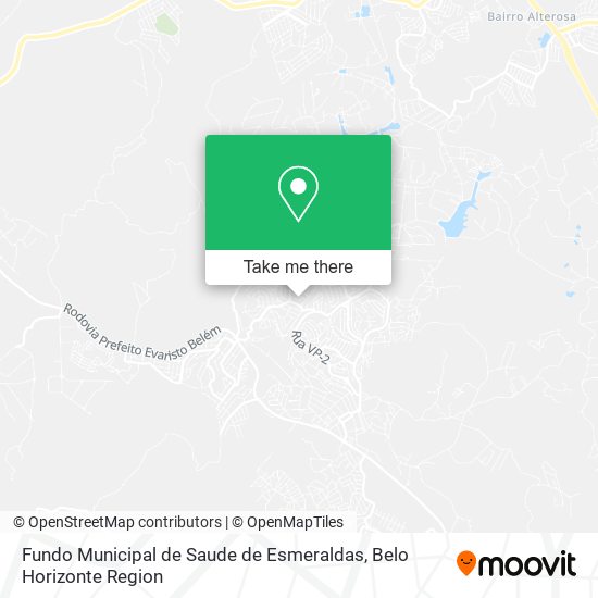 Fundo Municipal de Saude de Esmeraldas map