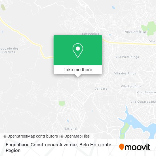 Engenharia Construcoes Alvernaz map