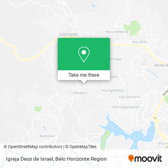 Igreja Deus de Israel map