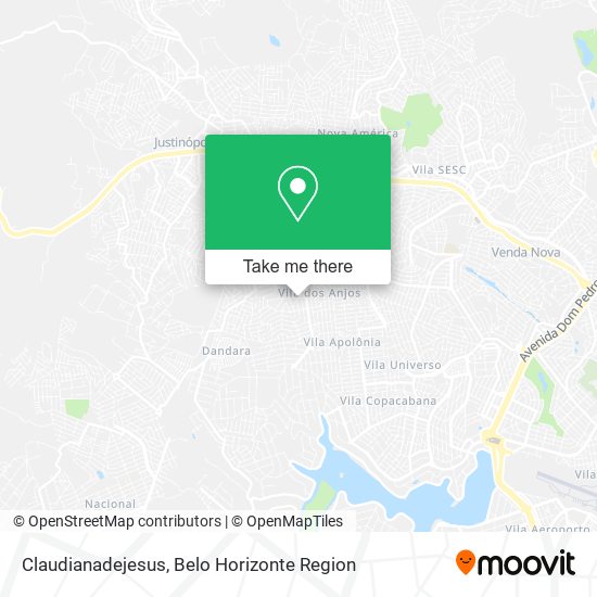 Claudianadejesus map
