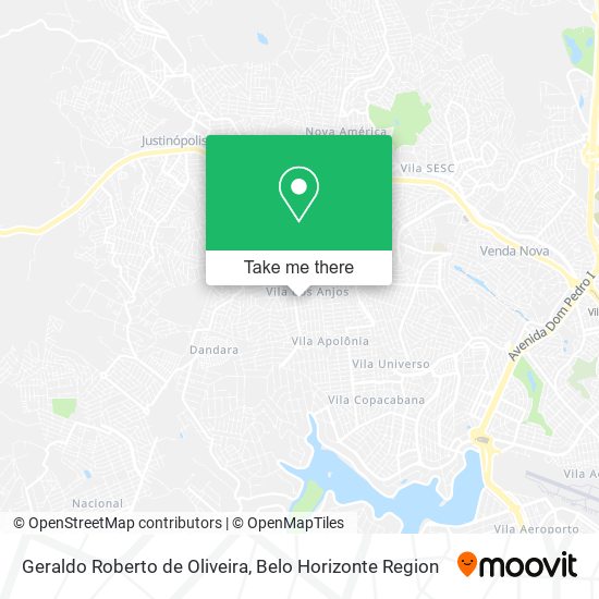 Geraldo Roberto de Oliveira map