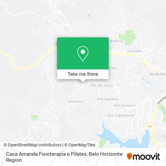 Casa Amarela Fisioterapia e Pilates map