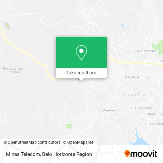 Minas Telecom map