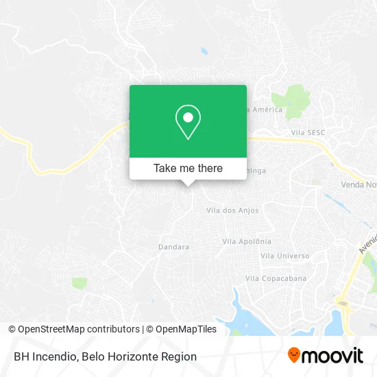 BH Incendio map
