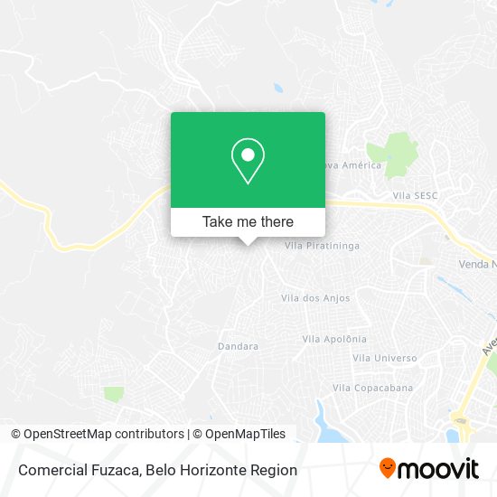Comercial Fuzaca map