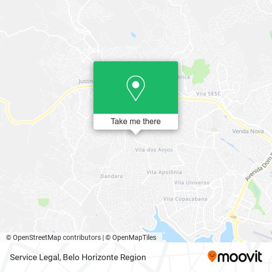 Service Legal map