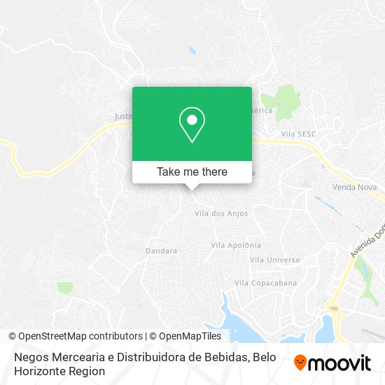 Negos Mercearia e Distribuidora de Bebidas map