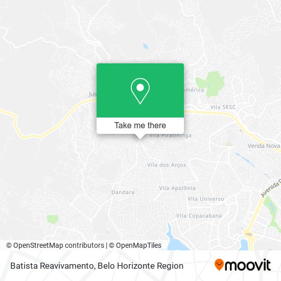 Batista Reavivamento map