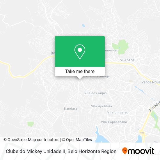 Clube do Mickey Unidade II map