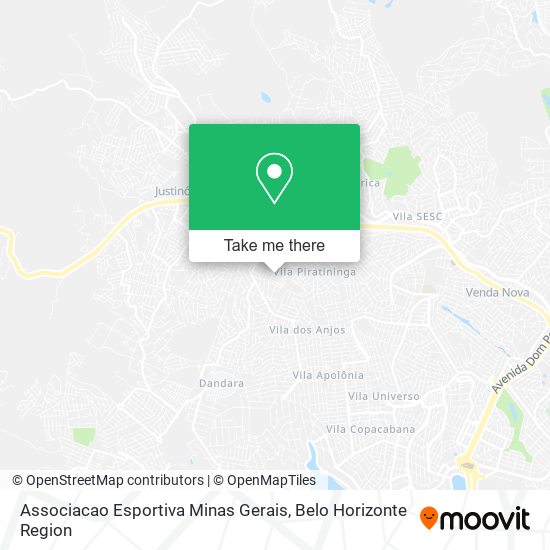 Associacao Esportiva Minas Gerais map