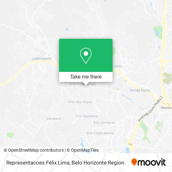 Representacoes Félix Lima map