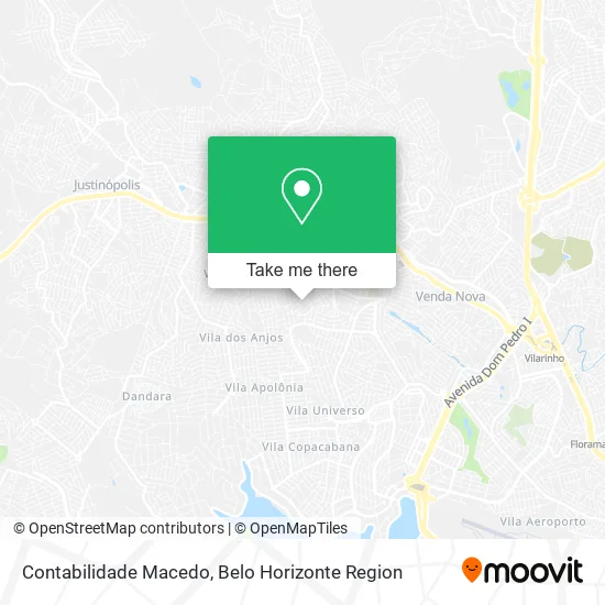 Contabilidade Macedo map