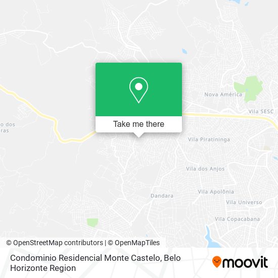 Condominio Residencial Monte Castelo map