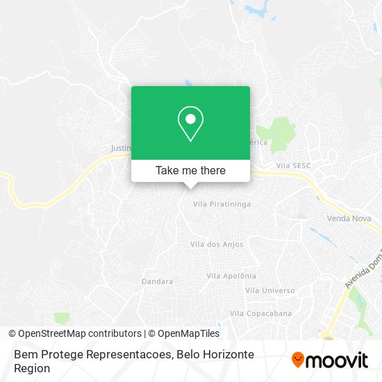 Bem Protege Representacoes map