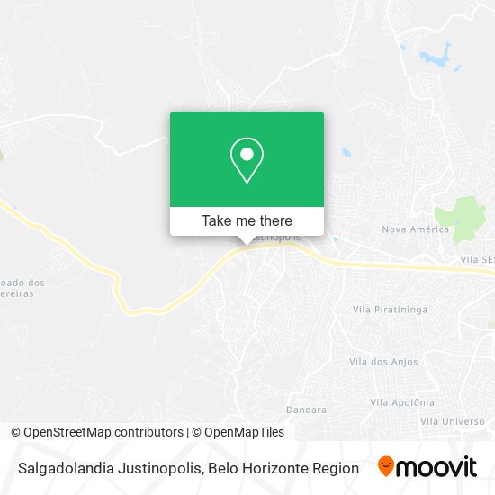 Salgadolandia Justinopolis map