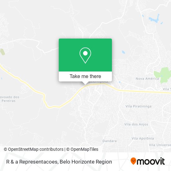 R & a Representacoes map