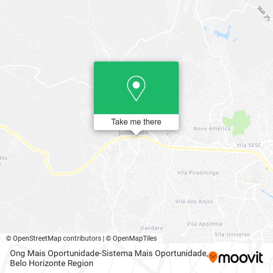 Ong Mais Oportunidade-Sistema Mais Oportunidade map