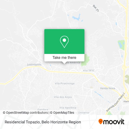 Residencial Topazio map