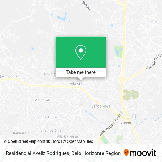 Mapa Residencial Aveliz Rodrigues