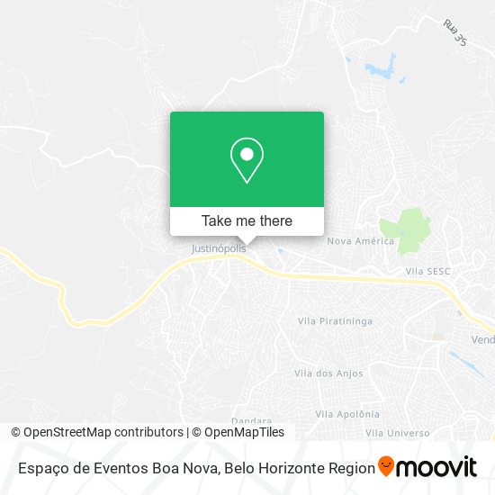 Espaço de Eventos Boa Nova map
