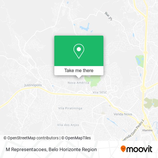 M Representacoes map