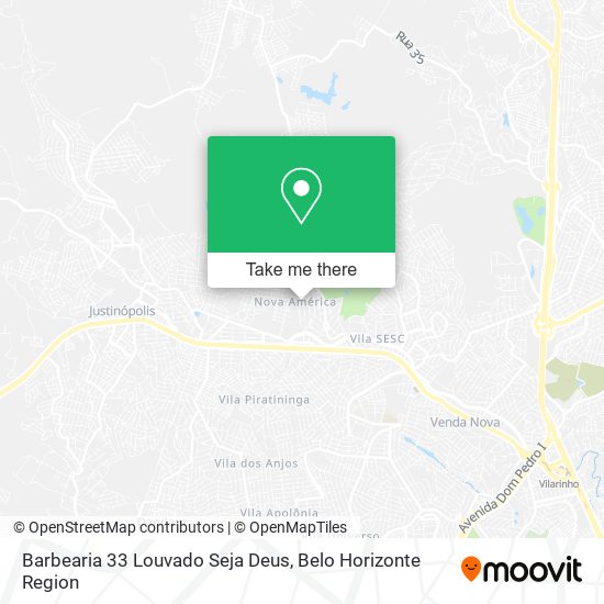 Barbearia 33 Louvado Seja Deus map
