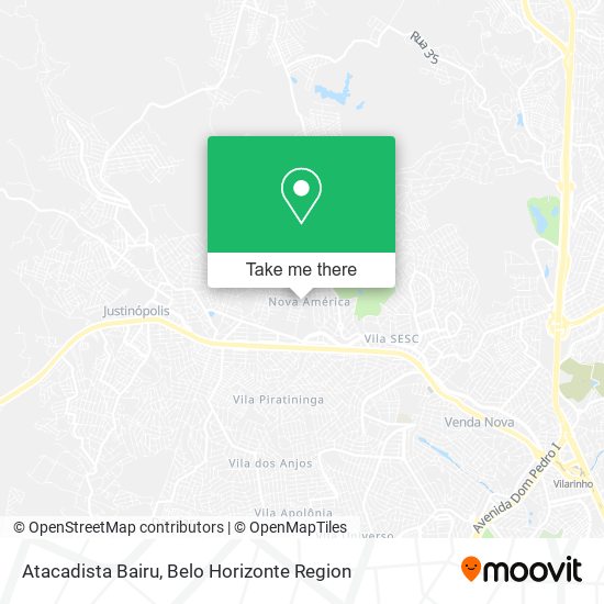 Atacadista Bairu map