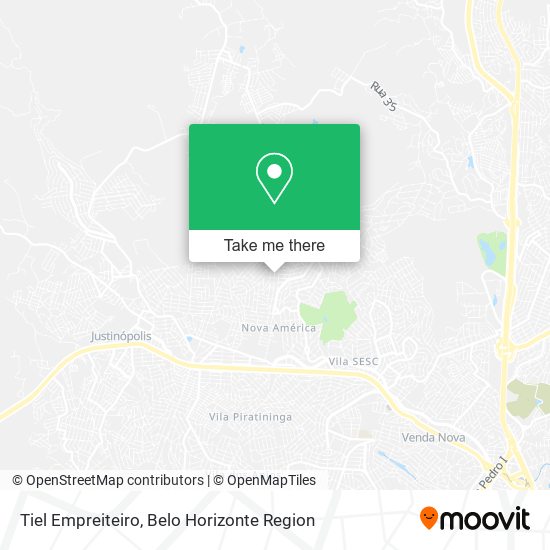 Tiel Empreiteiro map