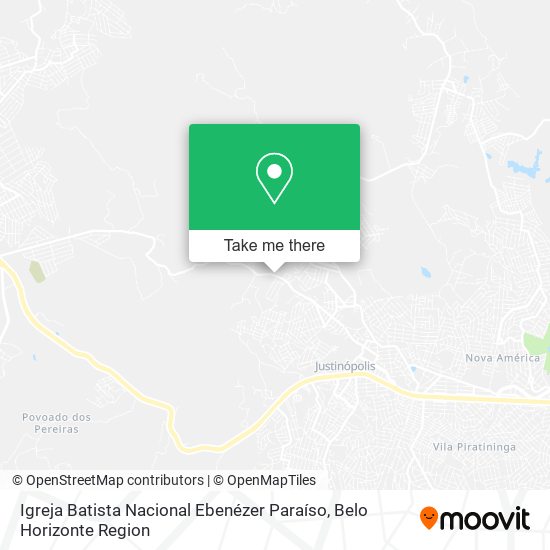 Igreja Batista Nacional Ebenézer Paraíso map