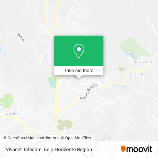 Vivanet Telecom map
