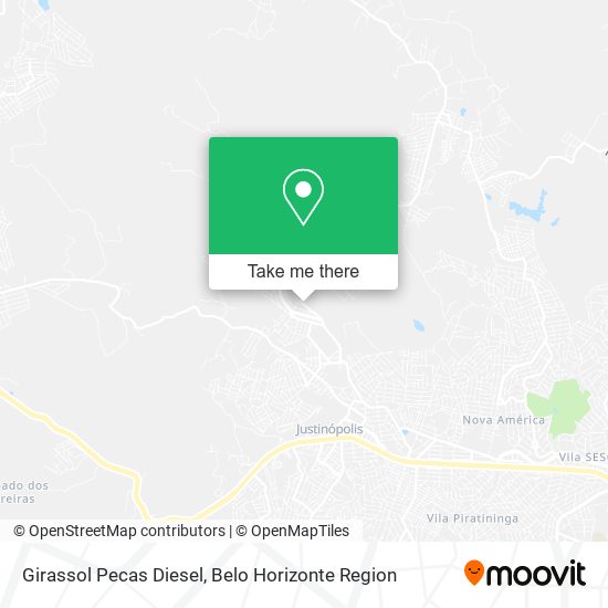 Girassol Pecas Diesel map