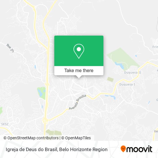 Igreja de Deus do Brasil map