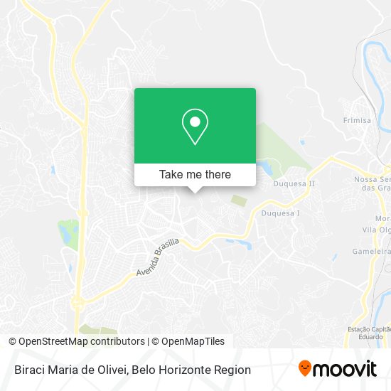 Biraci Maria de Olivei map